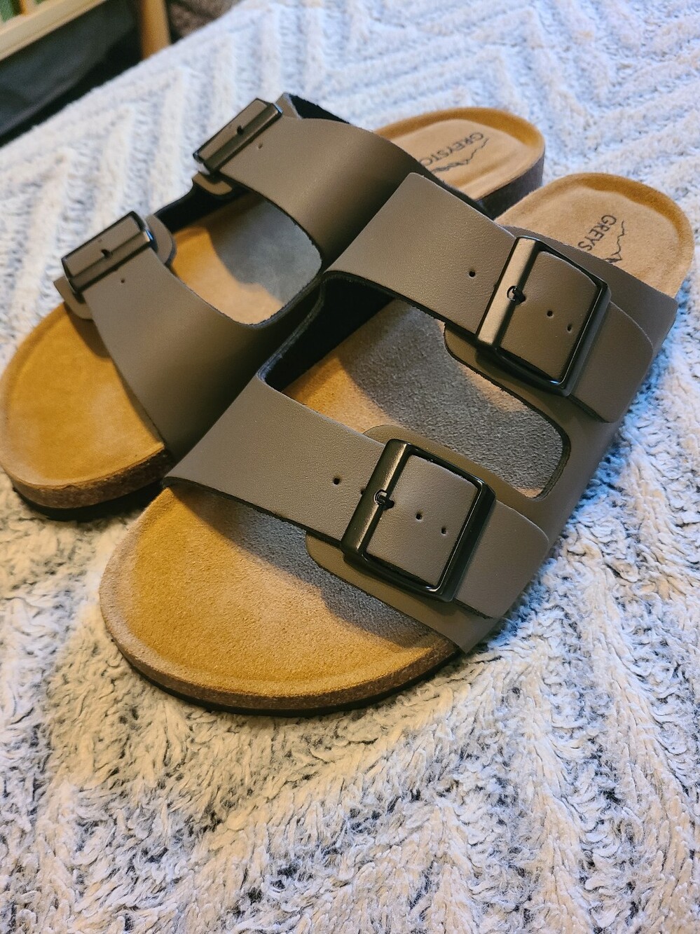 (Ew)Greystone Men's Reed Genuine Leather Sandals